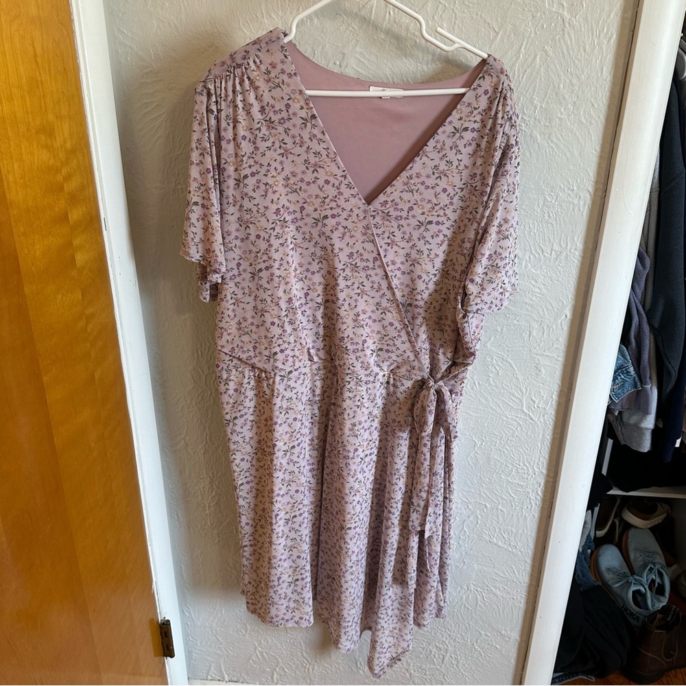 Maurice’s floral dress- purple